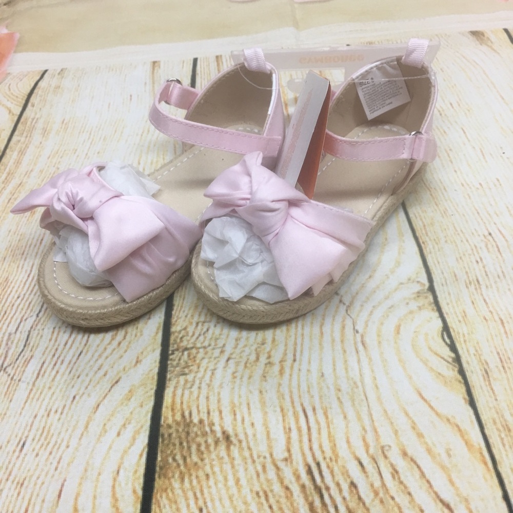 Gymboree girls pink SATIN dress sandals NWT - Picture 3 of 6